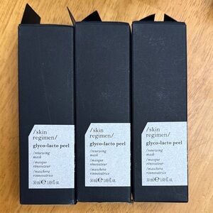 Skin Regimen Glyco-Lacto Peel Renewing Mask - Black & Light Gray Box (3 Pack)